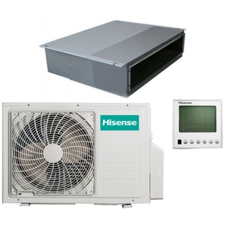 Канальный кондиционер (сплит-система) Hisense AUD-24HX4SLH / AUW-24H4SZ1